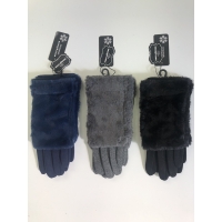 Rękawiczki zimowe damskie      031123-7719  Roz  M-L  Mix kolor  